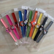 Gifts Kids Quartz 3D Watches Baby Cute Boys Animal Slap Cartoon Toys 30 Styles