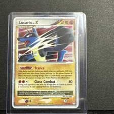 Pokemon Lucario LV. X122/123 Holo Rare MP-P - DP Mysterious Treasures on eBay