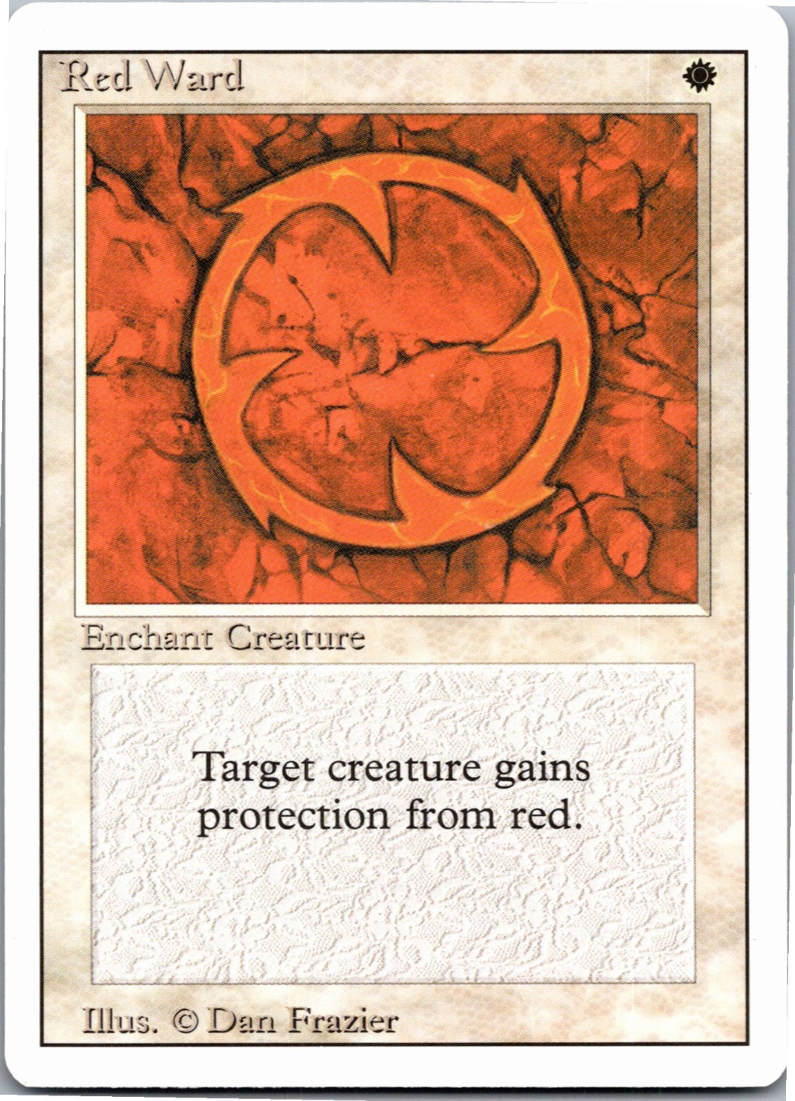 Red Ward - U - MTG: Revised Edition (3ED - ) 1994 [LP]