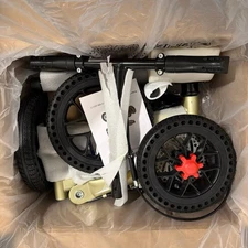 KNEE WALKER SCOOTER BLESSREACH All-Terrain Foldable Disc Brake for Foot Injuries