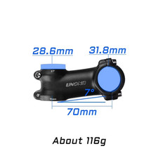 UNO MTB Bike Stem -7 17 35 Degree Ultralight Aluminum Alloy 31.8Mm 60 70 80 90 1