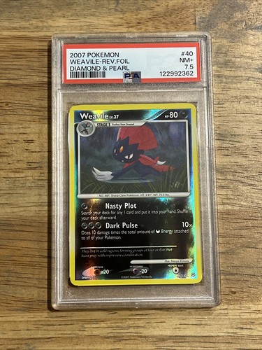 Weavile graded PSA 7.5 for sale on eBay