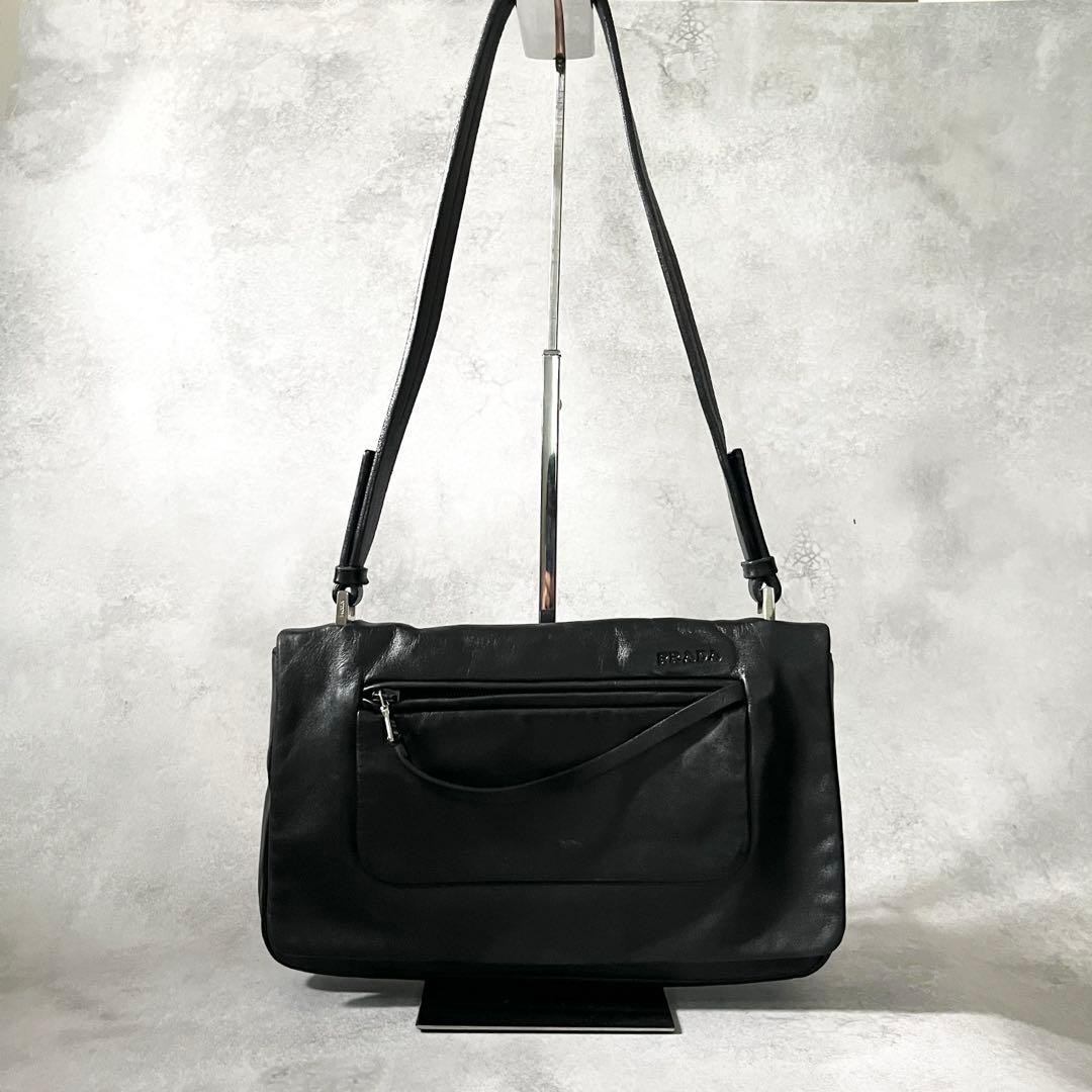 PRADA ONE SHOULDER BAG LEATHER archive