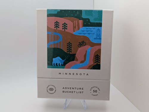 Minnesota Adventure Bucket List: 50 Scratch-Off Cards by RIO International- NEW