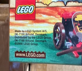 Lego 4807 - knights kingdom -Fire Attack - Castle- vintage from 2000- new sealed