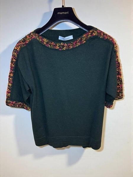 Women Blumarine Sweater Green Wool 38 / M / 46