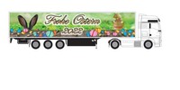 "Herpa 949651 - 1/87 Man Tgx Xxl Koffer-Sattelzug \"Ostern 2022\" - Neu"