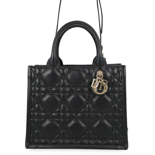 Christian Dior Macro Cannage Book Small Calfskin M1325OWHP_M900 Tote #TZB3776