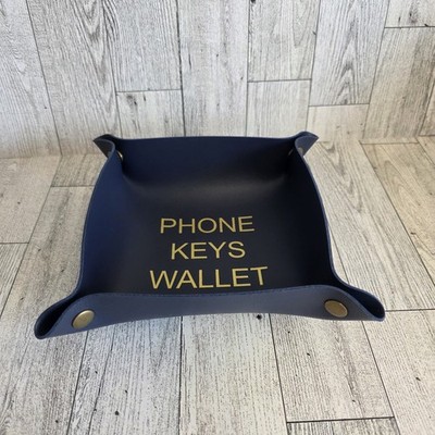 Valet Tray Phone Keys Wallet Coins Organize Essentials Travel Folding Dad Gift