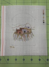 NEW Sundance Designs Needlepoint Handpainted Canvas TISH T-4 No Label