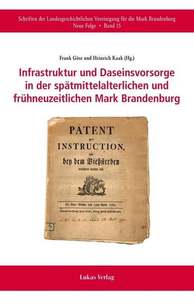 Infrastruktur Und Daseinsvorsorge In Der SpäTmittelalterlich ... 9783867324533-image
