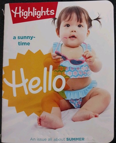 Highlights HELLO My First Magazine Lot of 12 Wipe Clean Pages & String Bound - Picture 13 of 18