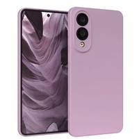 HandyhüLle FüR Samsung Galaxy S25 Edge Silikon Cover Schutz Handy Case Hell Lila