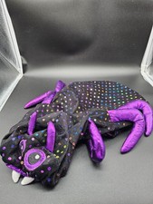 Black  Purple Sparkle Spider Dog Costume Medium Dog Costume