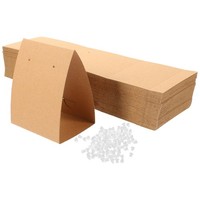 100 Pcs Schmuckhalter Halterung Schmuck-Displaykarten Ohrringe-Karten