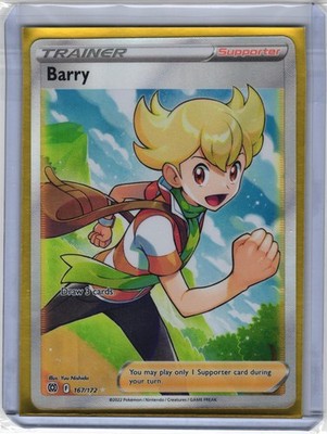 SWSH09: Brilliant Stars #167/172 Barry (Full Art)