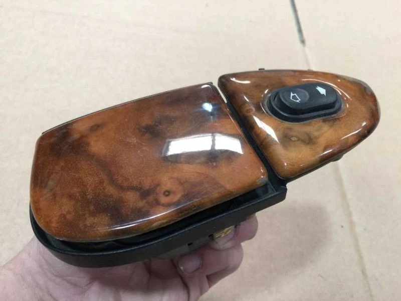 1999 JAGUAR XJR LH ПЕРЕКЛЮЧАТЕЛЬ ОКНА ЗАДНЕЙ ДВЕРИ, ТЕКСТУРА ДЕРЕВА 16894 - Изображение 2 из 4