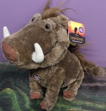 Disney's THE LION KING PUMBAA TALKING PLUSH Stuffed Animal SOFT TOY NEW NWT