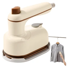 Saker 2-in-1 Handheld Steam Iron – Portable Clothes Steamer White