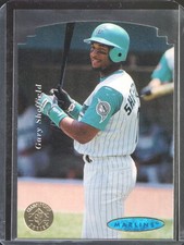 1995 SP Championship Series - Die Cut Gary Sheffield #47 - Florida Marlins