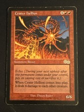 1x Crater Hellion (197) Urza's Saga HP MTG Magic the Gathering x1 MKE