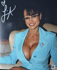 Lisa Ann Signed 8x10 Photo Adult Star Autograph Beckett BAS COA