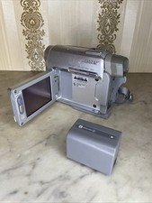 Sony Handycam DCR-HC20 MiniDV Camcorder Silver and Battery Untested