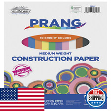 Prang Formerly Sunworks Construction Paper 10 Assorted Colors 12 X 18 50 Sheets