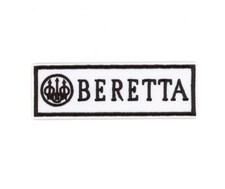 Parche bordado de armas de fuego Beretta logotipo de tridente para planchar/coser 100 % puntada