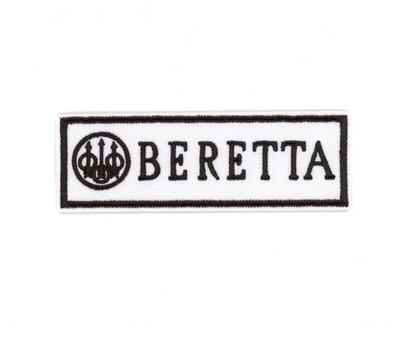 Beretta Firearms Embroidered Patch Iron-On / Sew-On Trident Logo 100% Stitch