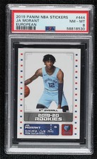 2019-20 Panini NBA Album Stickers 2019-20 Rookies European Ja Morant PSA 8 15mb