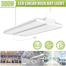 300W LED Linear High Bay Shop Light Commercial Warehouse Lighting 5000K -45000LM