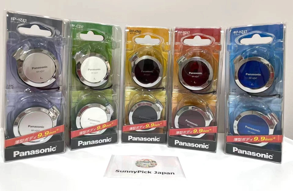 Cuffie auricolari Panasonic Clip RP-HZ47 con 5 colori dal Giappone nuove calde - Immagine 2 di 4