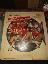 NFL 1981 Season-Super Bowl XVI 16: 49ers vs. Bengals-CED SelectaVision Videodisc