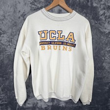 Vintage UCLA Bruins Velva Sheen Sweatshirt Adult Size L White College Pullover