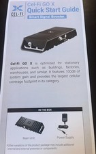 Cel-Fi Go X 100 DB Cell Phone Smart Signal Booster MOST POWERFULL BOOSTER 100db