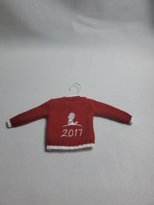 Christopher & Banks Christmas Sweater Ornament CJ Banks Miniature 2017