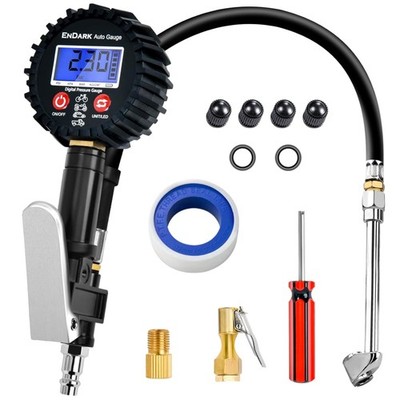 Reifendruckprüfer Digital Manometer Luftdruckmesser Auto Fahrrad Lkw Motorrad