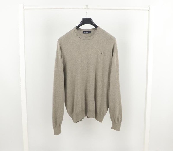 Men Hackett Sweater Beige Cotton 40 /L / 48