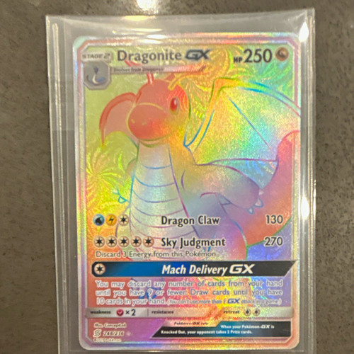 Dragonite GX 248/236 SM Unified Minds Secret Rare Holo English