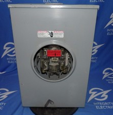 Siemens 9804-8592 600 VAC 200 Amp 3-Phase Meter Socket Panel + 1 Year Warranty