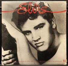 SEALED Two Vintage Elvis Presley Calendars by Landmark from 1989 and 1991