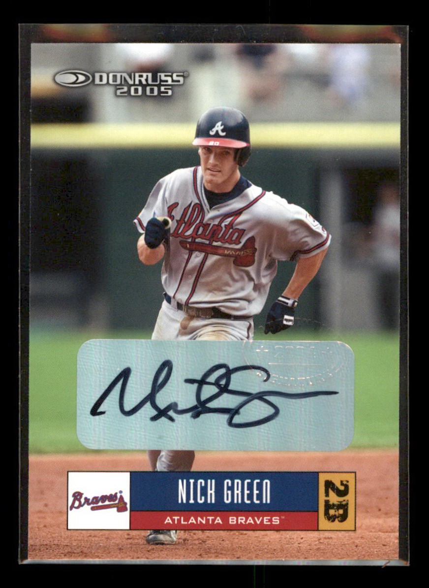 2005 Donruss Nick Green #101 Autographs