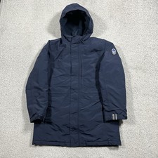 Lands End Squall Jacket Kids Boys L 10-12 Parka Grow A Long Winter Coat Lined