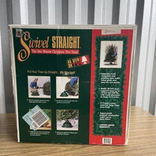 Swivel Straight The One Minute Christmas Tree Stand Holds Up to 10' 100 lb IOB