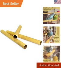 Large Sanded Perch Covers for Birds   3-Pack, 3/4" x 9" Easy Replacement