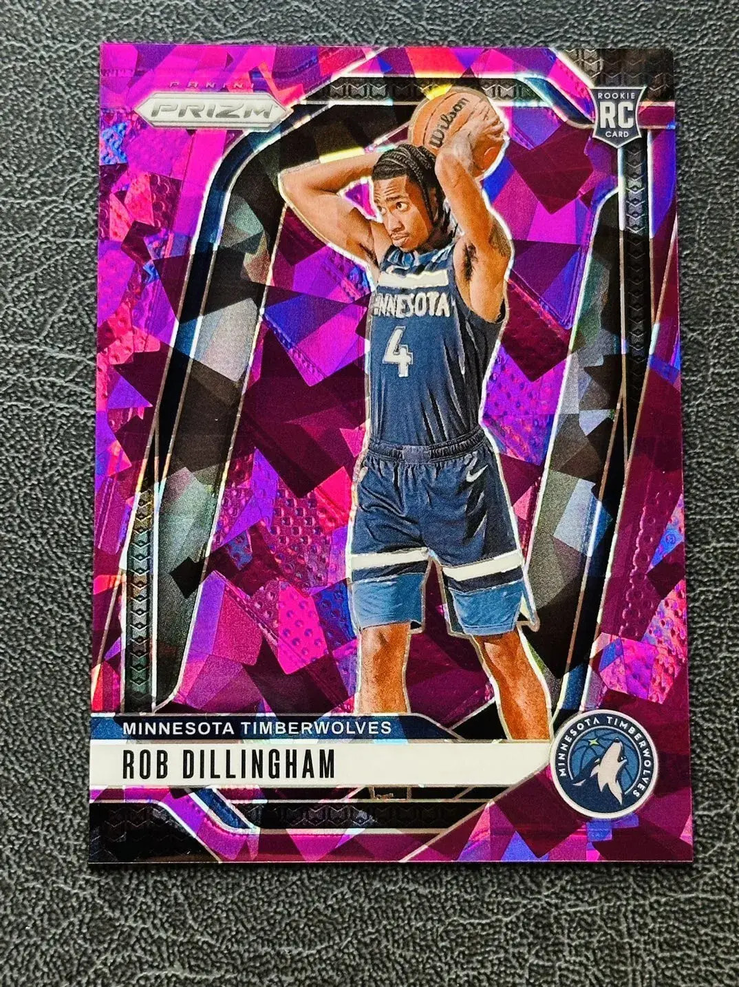 2024 PANINI PRIZM PURPLE ICE #250 ROB DILLINGHAM ROOKIE RC 122/149 dus1 YT43