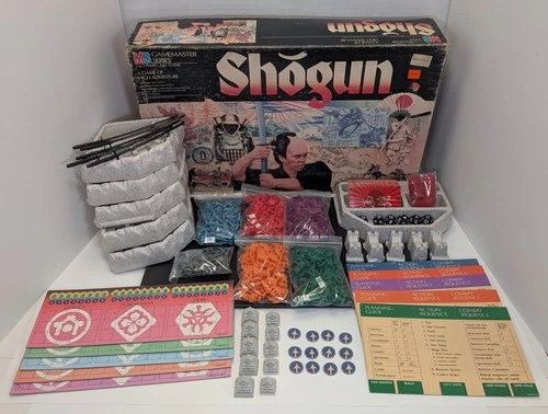 Shogun Samurai Swords Board Game by Milton Bradley 1986 Complete Vintage