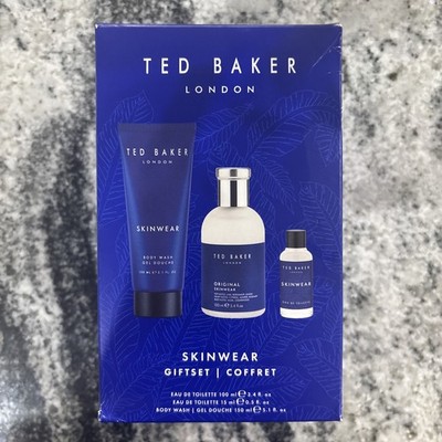 Ted Baker SKINWEAR Men's Perfume 3.4floz/100ml 3pc Set Authentic NEW!