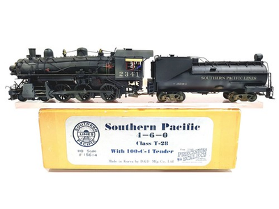 #ad Precision PSC Damp;D SP 4 6 0 T 28 Southern Pacific #2341 HO Brass Model #15614 CP $899.95